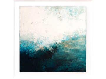 LAGOON ON SURFACE - Wooden Painting by NOVOCUADRO ART COMPANY - view 2